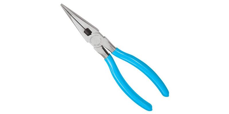 2 7/8 in Max Jaw Opening, 10 7/8 in Overall Lg, Bent Long Nose Plier -  1UKK7