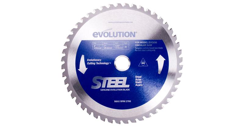 Evolution 9 Inch Steel Replacement Circular Saw Blade at Coremark Metals