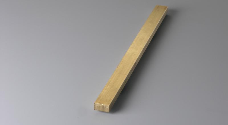 Brass Flat Bar 10mm x 50mm x 5.91 inch / 150mm Long, 1 Pcs C360