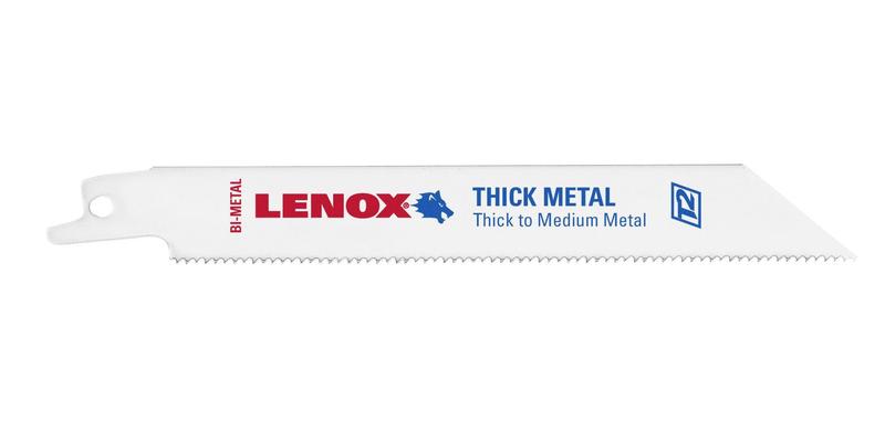 Lenox Reciprocating Saw Blades Bi Metal Cutting at Coremark Metals