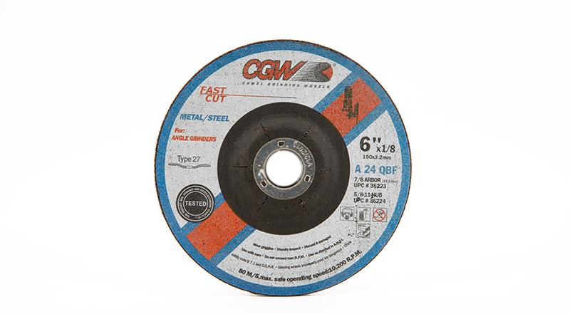CGW Cut-Off Wheels Fast-Cut - Type 27 on sale at Coremark Metals