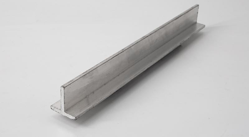 Aluminum tee bar structural item image.