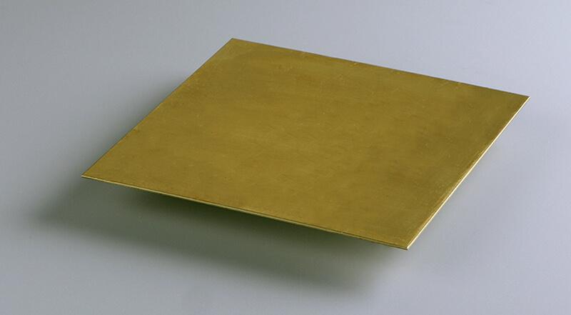 260 Brass Flat Sheet .020" Thick x 12.0" Wide x 12.0"  Length 