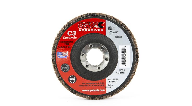 Camel Grinding Wheels C3 Ceramic Flap Discs - 7/8 Inch Arbor at Coremark Metals