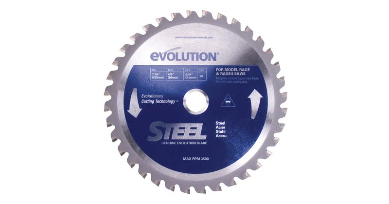 Evolution 7-1/4 Inch Steel Replacement Circular Saw Blade at Coremark Metals