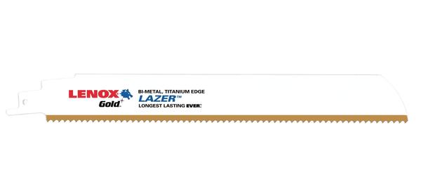 Lenox Reciprocating Saw Blades Gold Metal Lazer Cutting at Coremark Metals