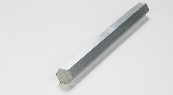 Aluminum hexagon bar stock cut to size