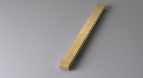 Brass metal flat rectangular shape bar