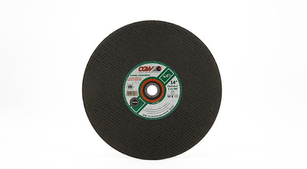 CGW Silicon Carbide High Speed Chop Saw Wheels - 14 Inch x 5/32 Inch Cutting at Coremark Metals