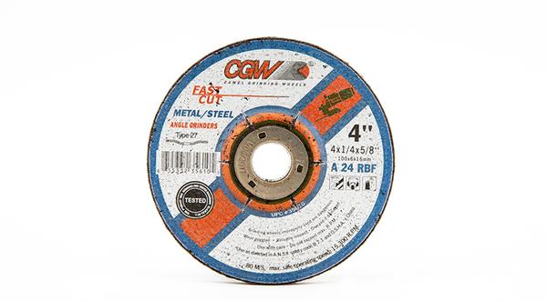 CGW-35610 - Fast Cut Depressed Grinding Wheels Type 27 - 4 Inch x 1/4 Inch at Coremark Metals