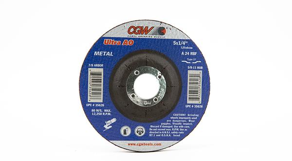CGW-35626 - Depressed Grinding Wheels Type 27 - 5 Inch x 1/4 Inch on sale at Coremark Metals