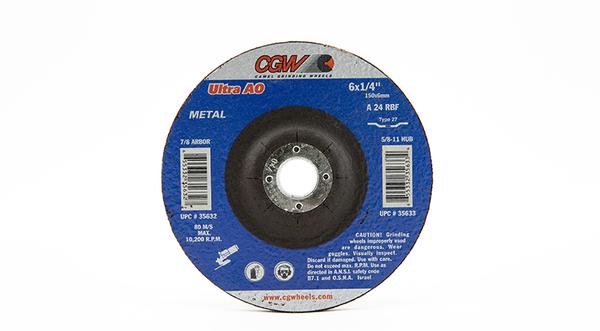 CGW-35632 - Depressed Grinding Wheels Type 27 - 6 Inch x 1/4 Inch on sale at Coremark Metals