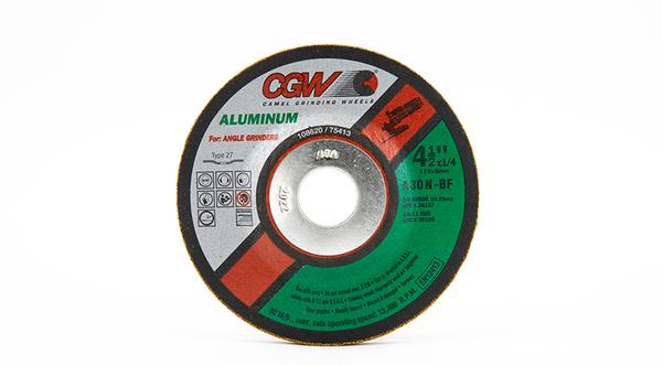 CGW-36107 - Depressed Grinding Wheels Type 27 - 4-1/2 Inch x 1/4 Inch on sale at Coremark Metals