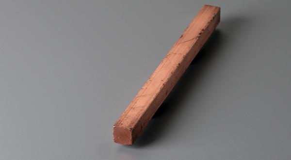 Copper square bar metal stock cut to length