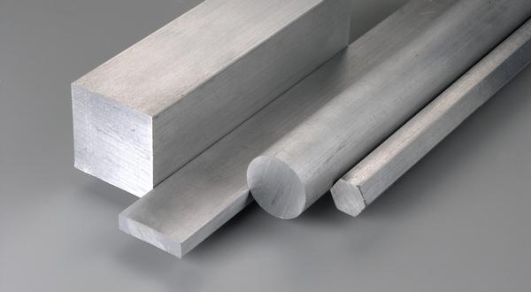 Aluminum square, flat, round and hexagon bar stock