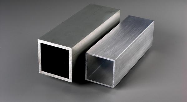 Aluminum metal square tubing