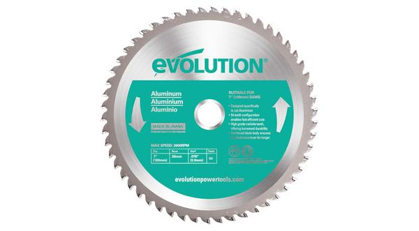 Evolution 7 Inch Aluminum Replacement Circular Saw Blade at Coremark Metals