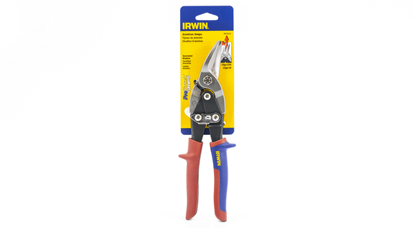 irwin 10 inch aviation snips left straight cut