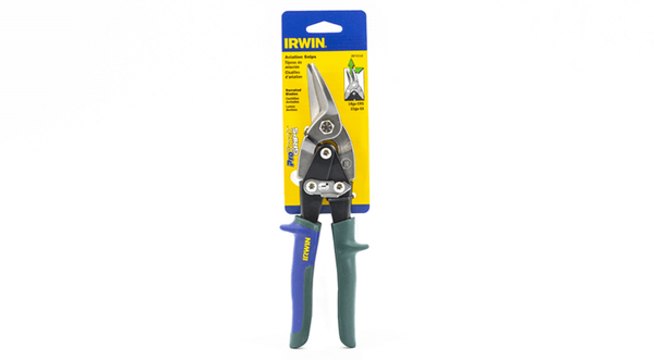 irwin 10 inch aviation snips right straight cut