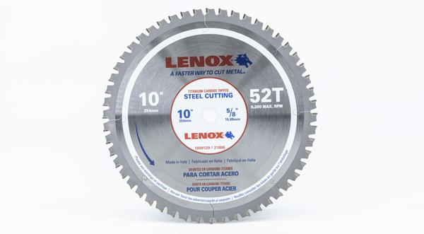 Lenox 10 Inch Steel Cutting Replacement Circular Saw Blade at Coremark Metals