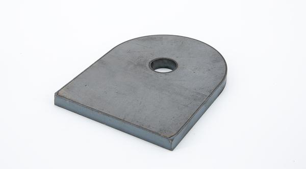 Laser cut hot roll steel metal i hook manufactured part